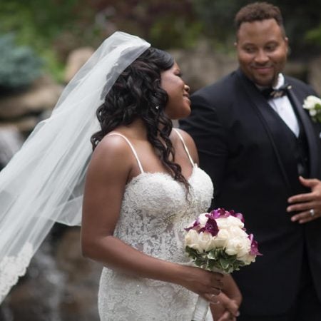 Racheal and Robert bride and groom