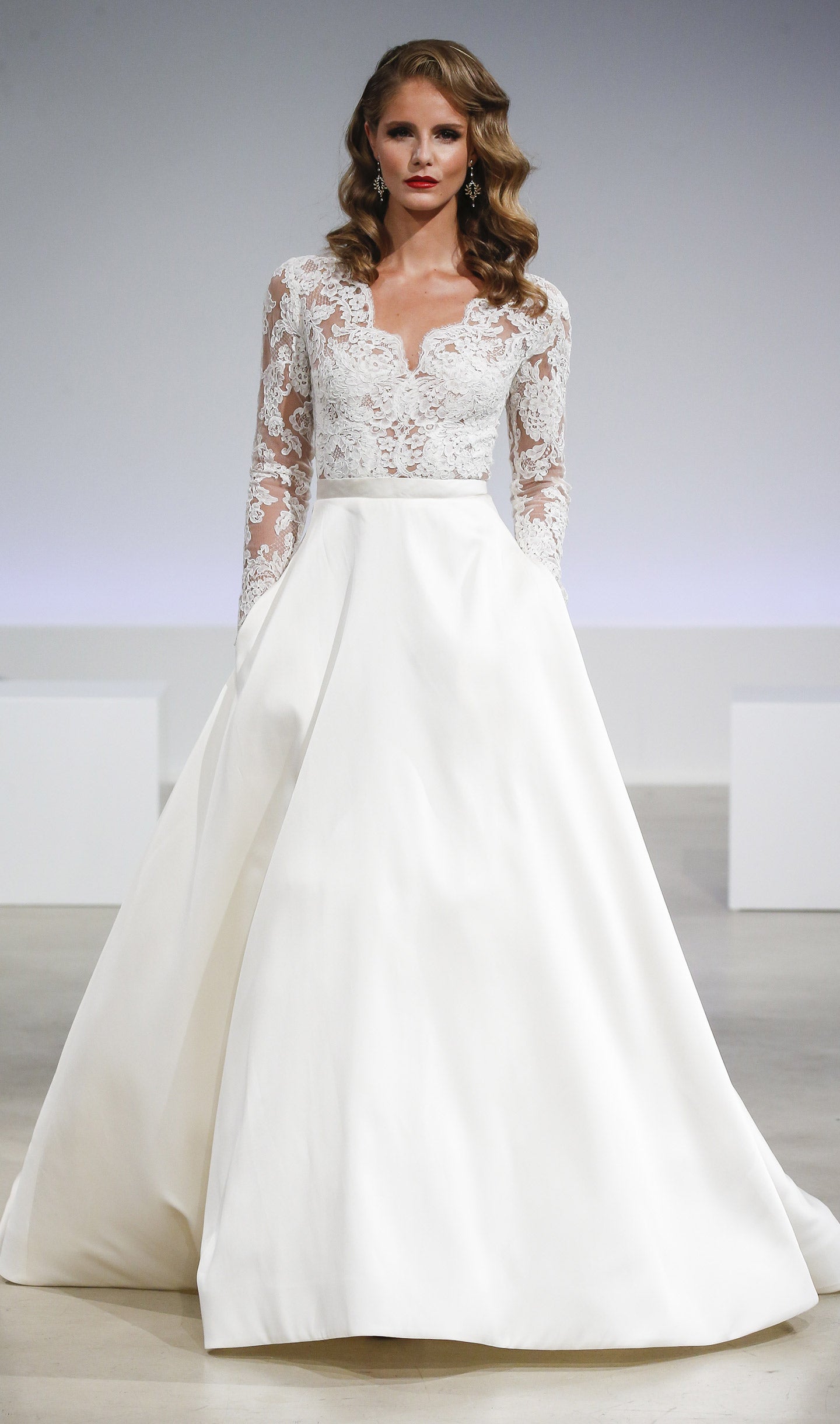 Romantic A line  Wedding  Dress  Kleinfeld Bridal 