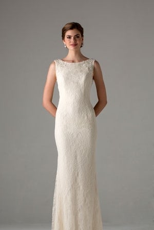 anne barge sheath wedding dress 33125964