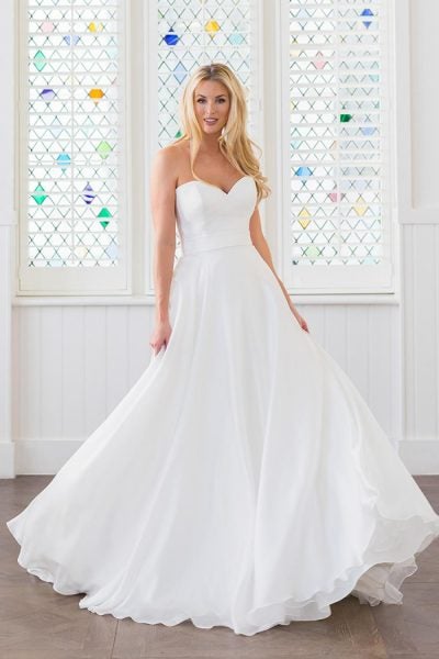 Classic A-line Wedding Dress - Image 1