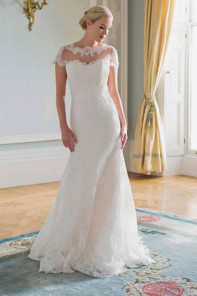 Romantic Fit And Flare Wedding Dress - Image 1