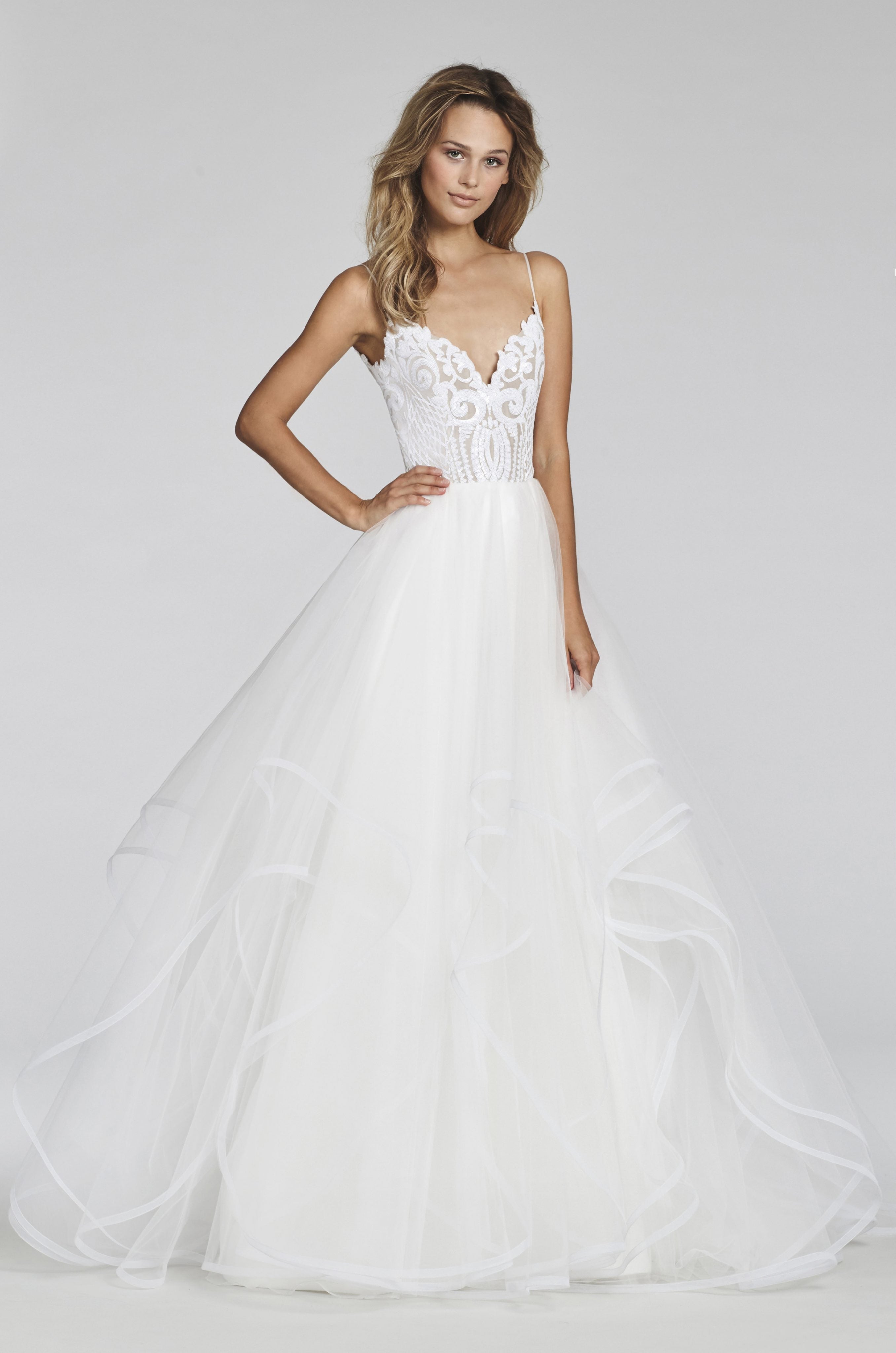 Romantic A line Wedding  Dress  Kleinfeld  Bridal 