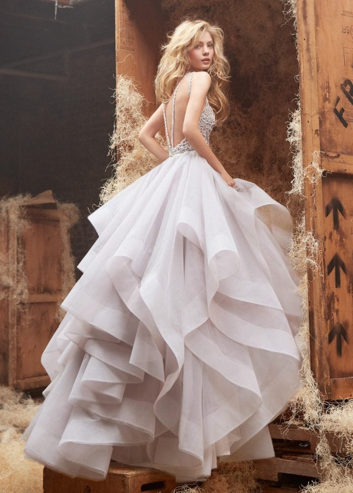 Modern Ball Gown Wedding Dress by Hayley Paige - Image 1