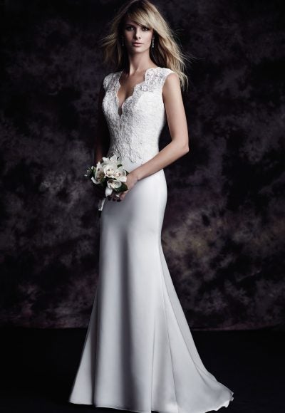 Romantic Fit And Flare Wedding Dress by Paloma Blanca