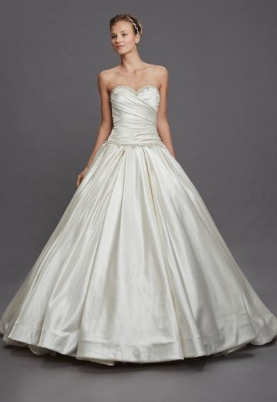 Classic Ball Gown Wedding Dress by Pnina Tornai
