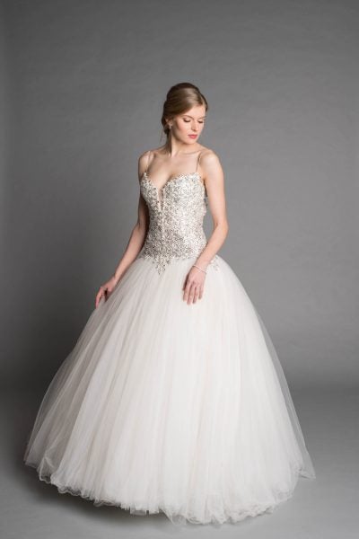 Modern Ball  Gown  Wedding Dress  Kleinfeld Bridal 