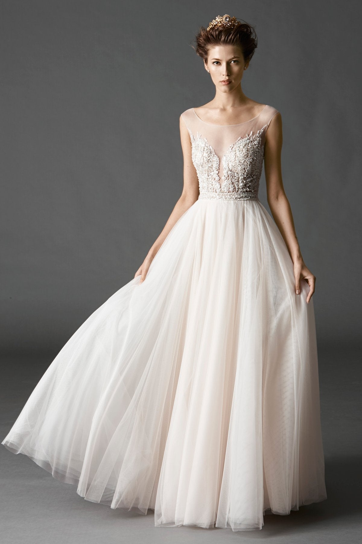 Romantic Aline Wedding Dress Kleinfeld Bridal