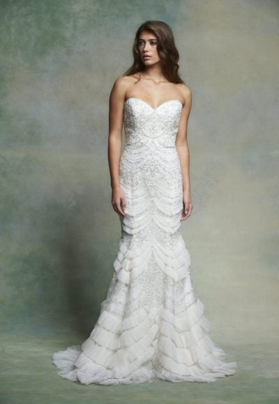 33711391 Modern Mermaid Wedding Dress by Enaura Bridal