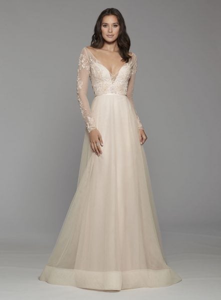 33708405 Bohemian  A line  Wedding  Dress  Kleinfeld Bridal 