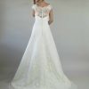 Illusion Sweetheart Neck Off The Shoulder Lace Wedding Dress by Augusta Jones - Image 3