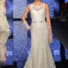 Illusion Neckline Sequin And Beading Embellishments Wedding Dress - Image 1