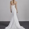 Sweetheart Lace Embellished Neck Fitted Mermaid Wedding Dress by Pronovias - Image 2