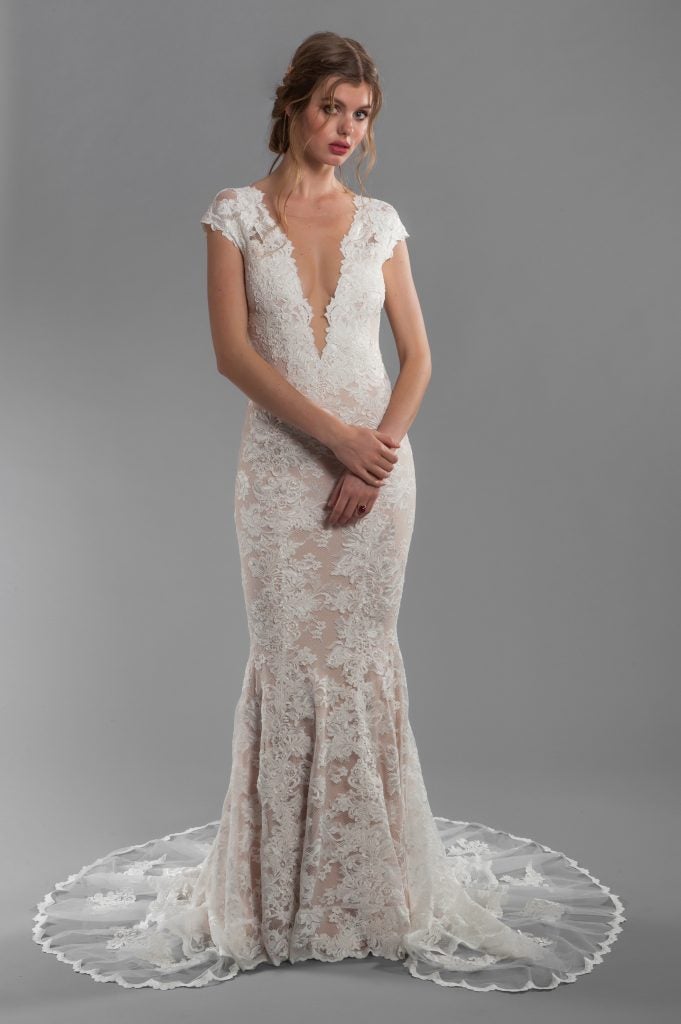 olvis-cap-sleeve-all-lace-deep-v-neck-fit-and-flare-wedding-dress-with-deep-v-back-33862947