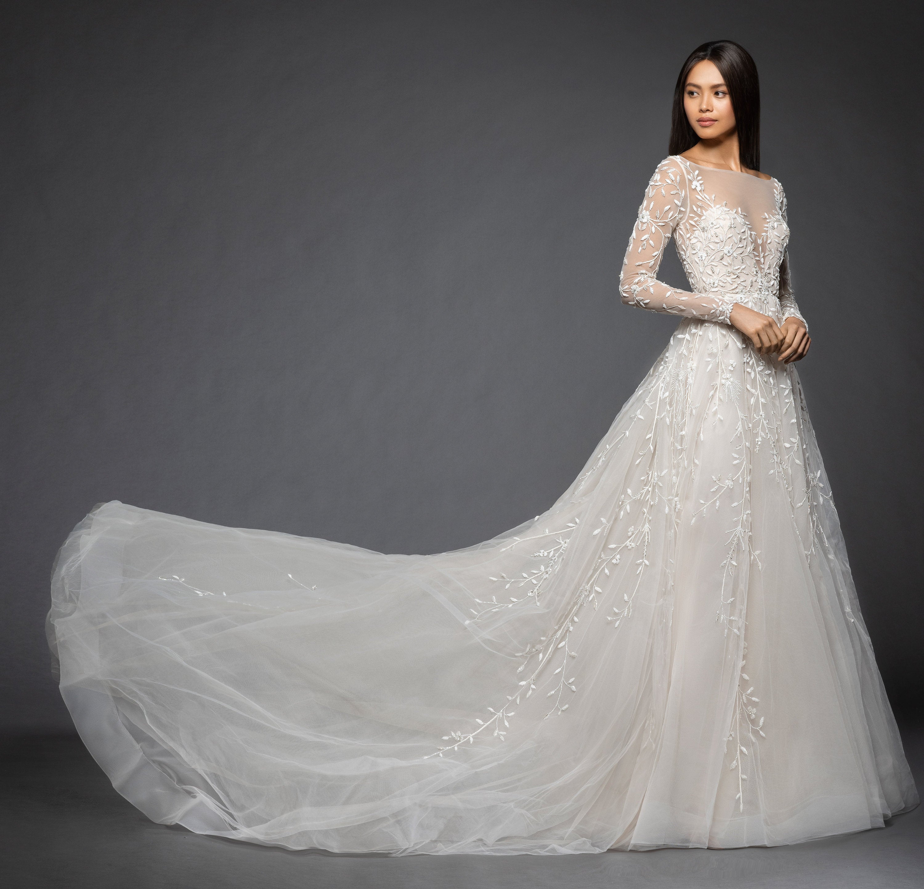 Illusion Wedding Dress Designers 5