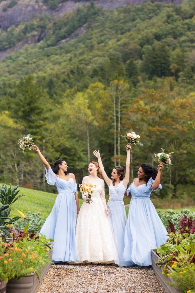 Kleinfeld & Kleinfeld Bridal Party Lonesome Valley Photoshoot—Brian Leahy Photo