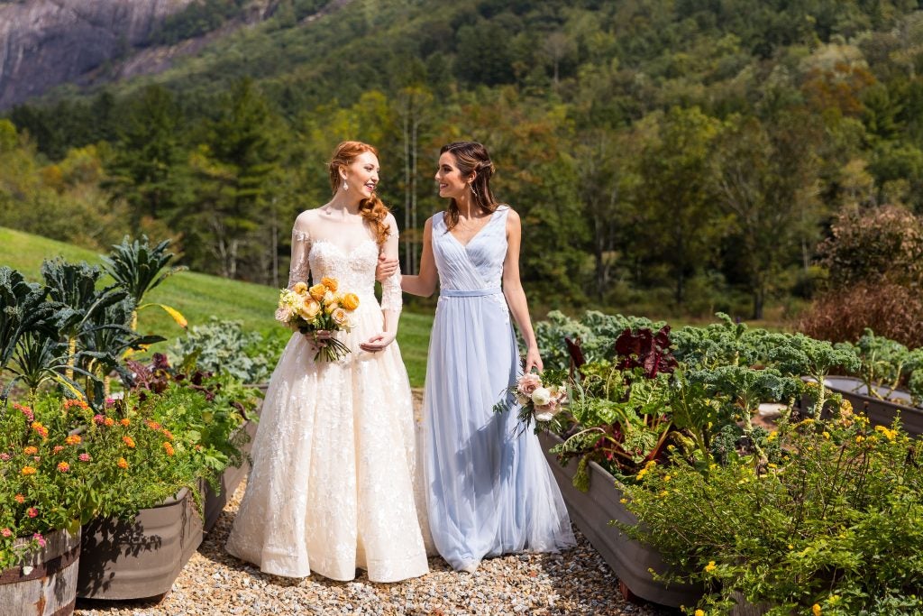 Kleinfeld & Kleinfeld Bridal Party Lonesome Valley Photoshoot—Brian Leahy Photo