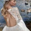 Long Sleeve A-line Wedding Dress by Maison Signore - Image 2