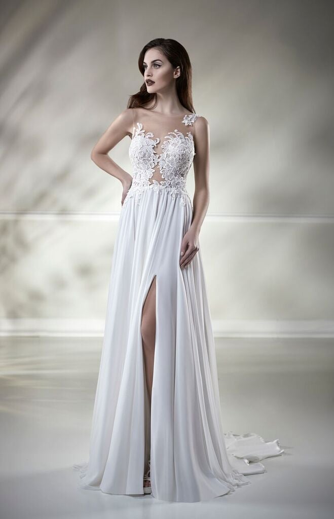 best style wedding dress for big bust