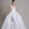 Detachable Overskirt With Lace Applique by Love by Pnina Tornai - Image 1