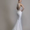 V-neck Sheath Sequin Wedding Dress by Love by Pnina Tornai - Image 2