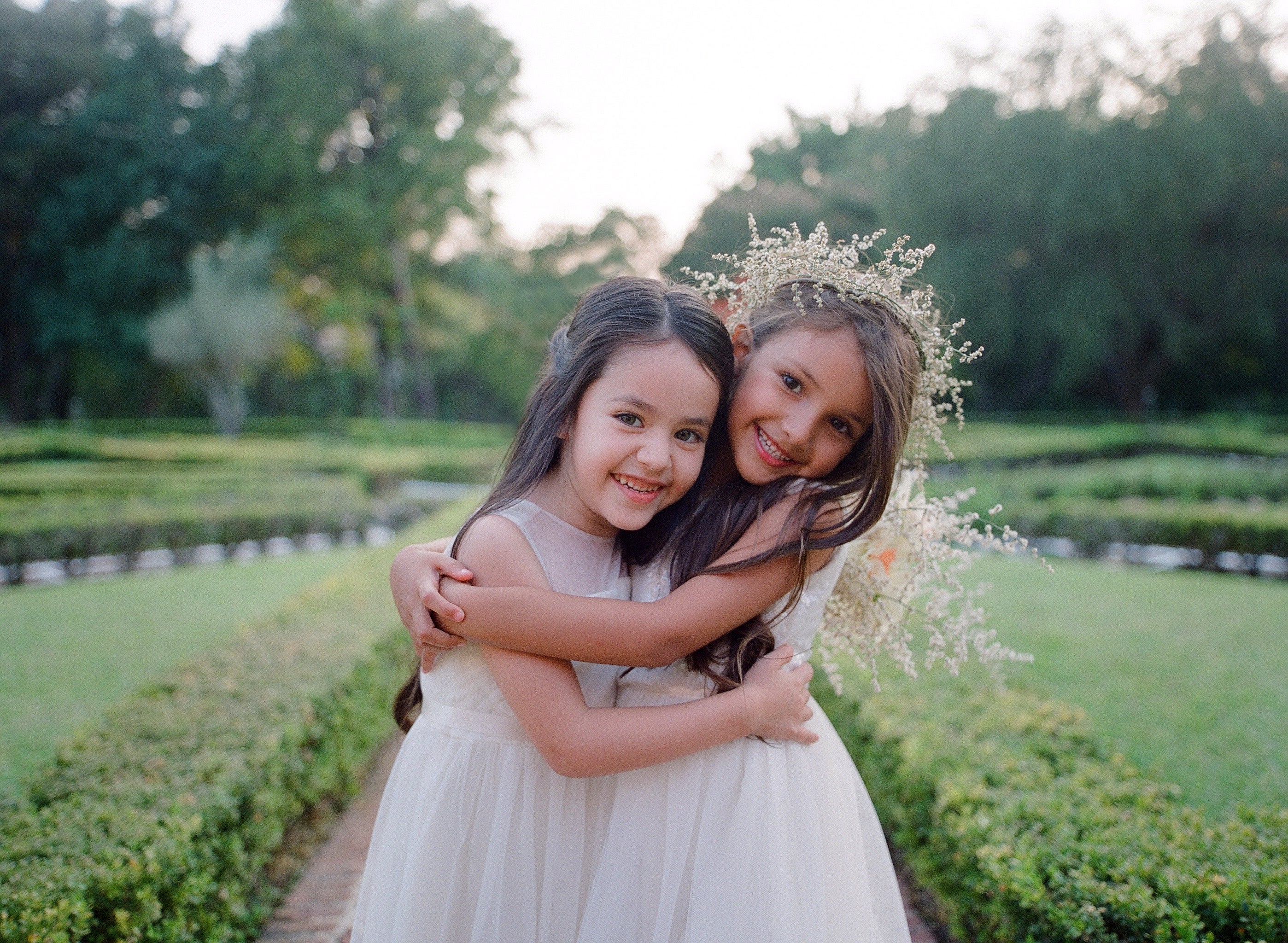 #KleinfeldEditorial We took our newest wedding dresses, bridesmaids dresses and flower girl dresses from Kleinfeld Bridal and Kleinfeld Bridal Party down to the Hacienda San Antonio in Colima Mexico for a stunning editorial photoshoot—here is all the adorable flower girl inspiration you need to get the perfect photos from your photographer!