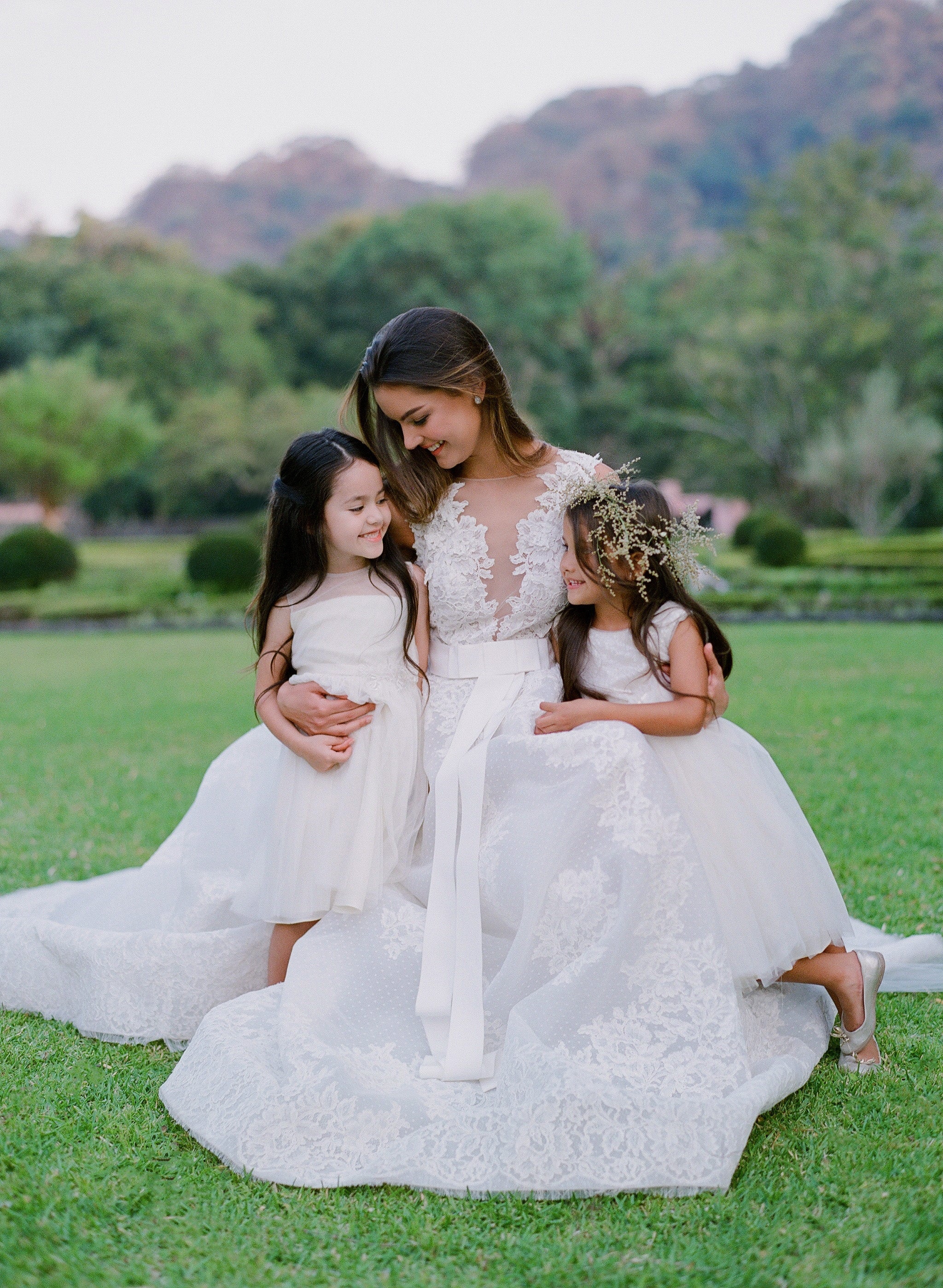 #KleinfeldEditorial We took our newest wedding dresses, bridesmaids dresses and flower girl dresses from Kleinfeld Bridal and Kleinfeld Bridal Party down to the Hacienda San Antonio in Colima Mexico for a stunning editorial photoshoot—here is all the adorable flower girl inspiration you need to get the perfect photos from your photographer!