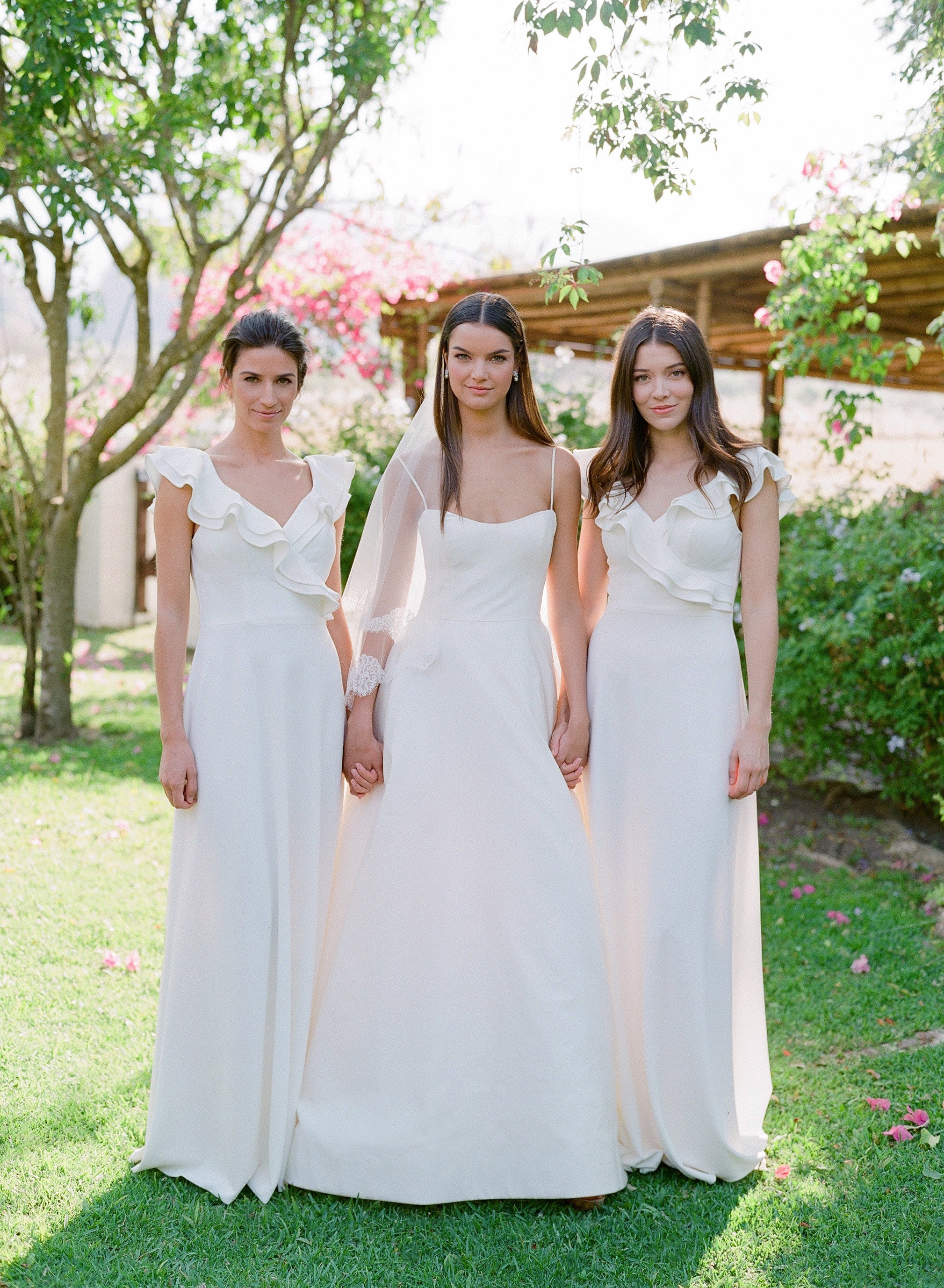 #KleinfeldEditorial We took our newest wedding dresses, bridesmaids dresses and flower girl dresses from Kleinfeld Bridal and Kleinfeld Bridal Party down to the Hacienda San Antonio in Colima Mexico for a stunning editorial photoshoot—here is all the destination wedding venue inspiration you need!