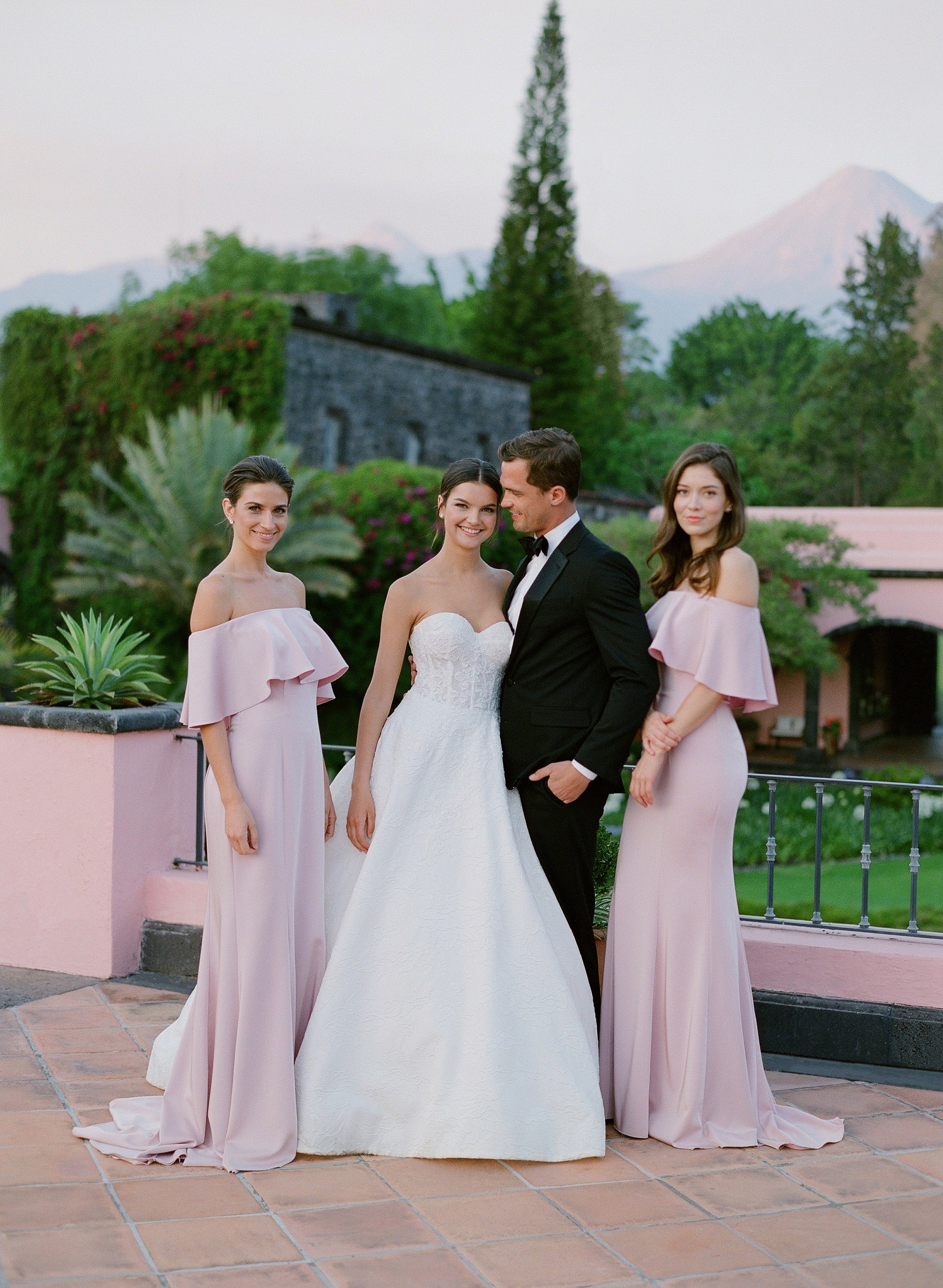#KleinfeldEditorial We took our newest wedding dresses, bridesmaids dresses and flower girl dresses from Kleinfeld Bridal and Kleinfeld Bridal Party down to the Hacienda San Antonio in Colima Mexico for a stunning editorial photoshoot—whether you're a lover of ruffles and big princess skirts or your vibe is more of a modern minimalist, there are styles and plenty of inspiration for every bride!