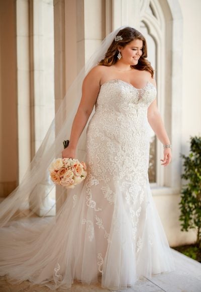sexy plus size wedding gowns