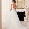 V-neck Tulle Ball Gown Wedding Dress by Stella York - Image 2