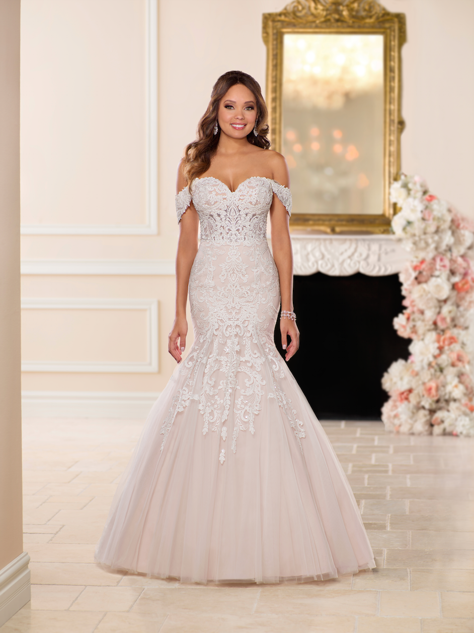 fit and flare wedding dresses 2019