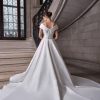 Simple Silk Ball Gown Wedding Dress by Sareh Nouri - Image 2