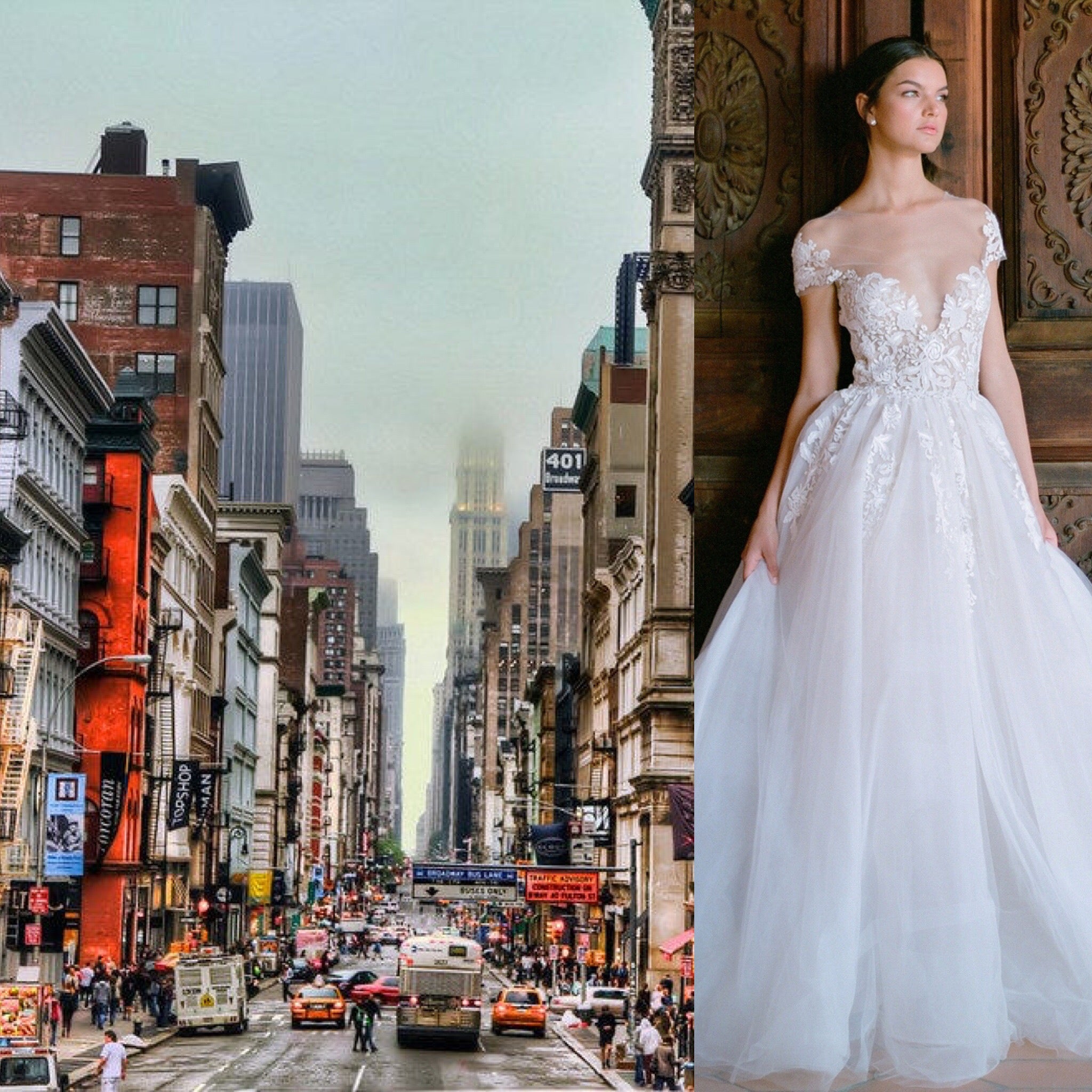 manhattan wedding dress