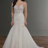 Strapless Sweetheart Embroidered Lace Mermaid Wedding Dress by Martina Liana - Image 1