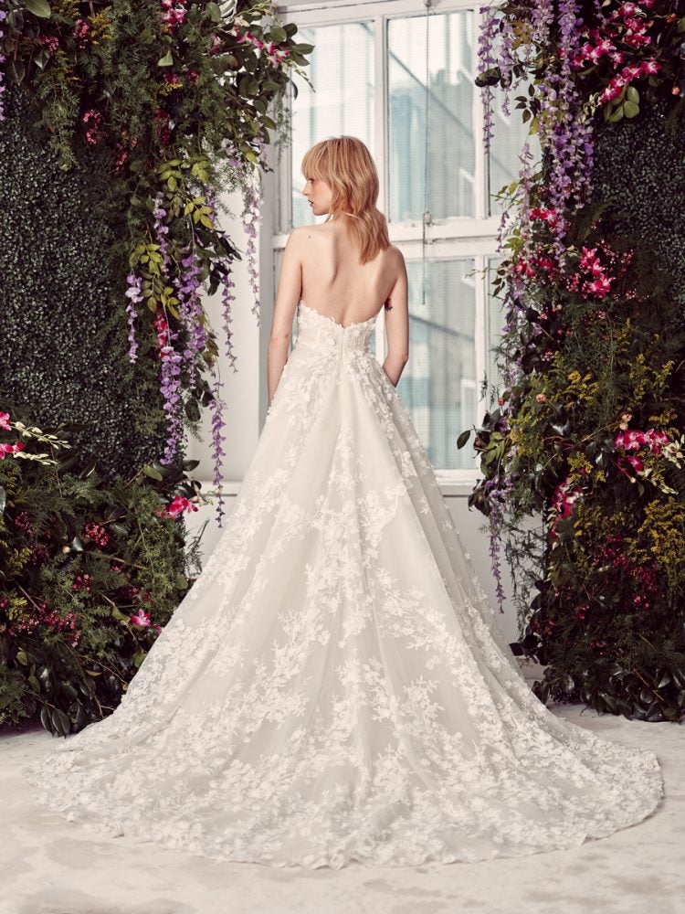 floral lace embroidered dress