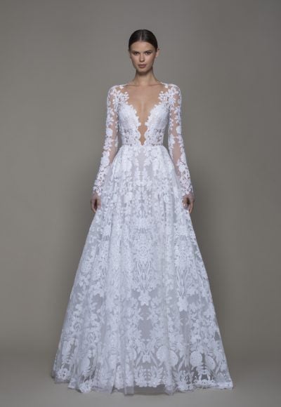 kleinfeld a line dresses