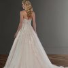 Strapless Sweetheart Ballgown Wedding Dress With Floral Appliques by Martina Liana - Image 2