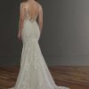 V-Neck Sleeveless Beaded And Embroidered Fit And Flare Wedding Dress by Martina Liana - Image 2