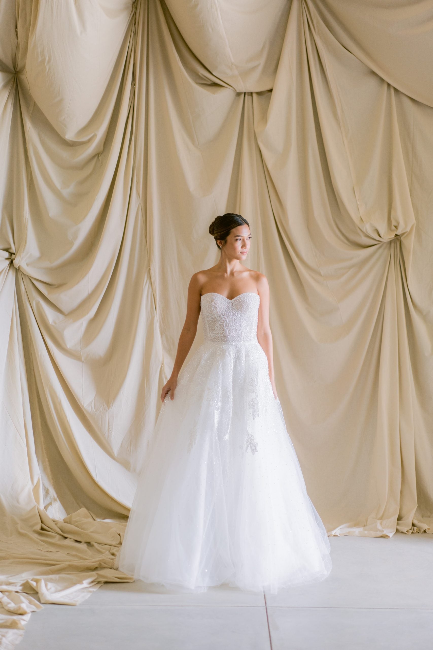 Wedding Dress Shapes and Styles for Brides with a Small Bust