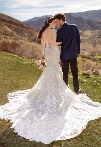 Strapless Floral Wedding Dreses by Martina Liana - Image 2