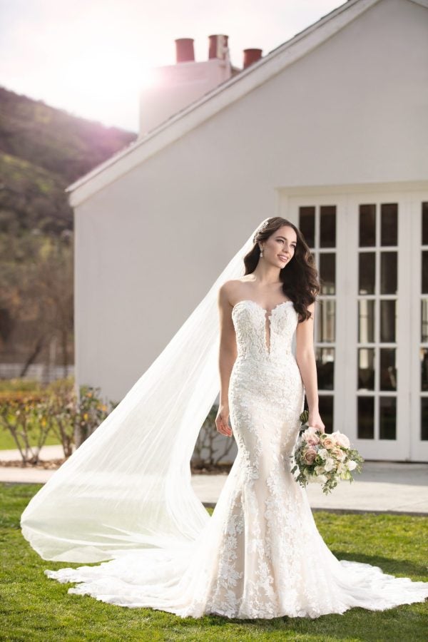 Strapless Floral Wedding Dreses by Martina Liana - Image 1