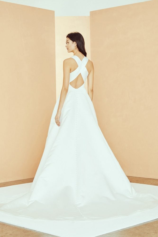 Sleeveless Scoop Neck A-line Wedding Dress With Pockets by Nouvelle Amsale - Image 2