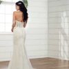 Strapless Lace Fit And Flare Wedding Dress by Essense of Australia - Image 2