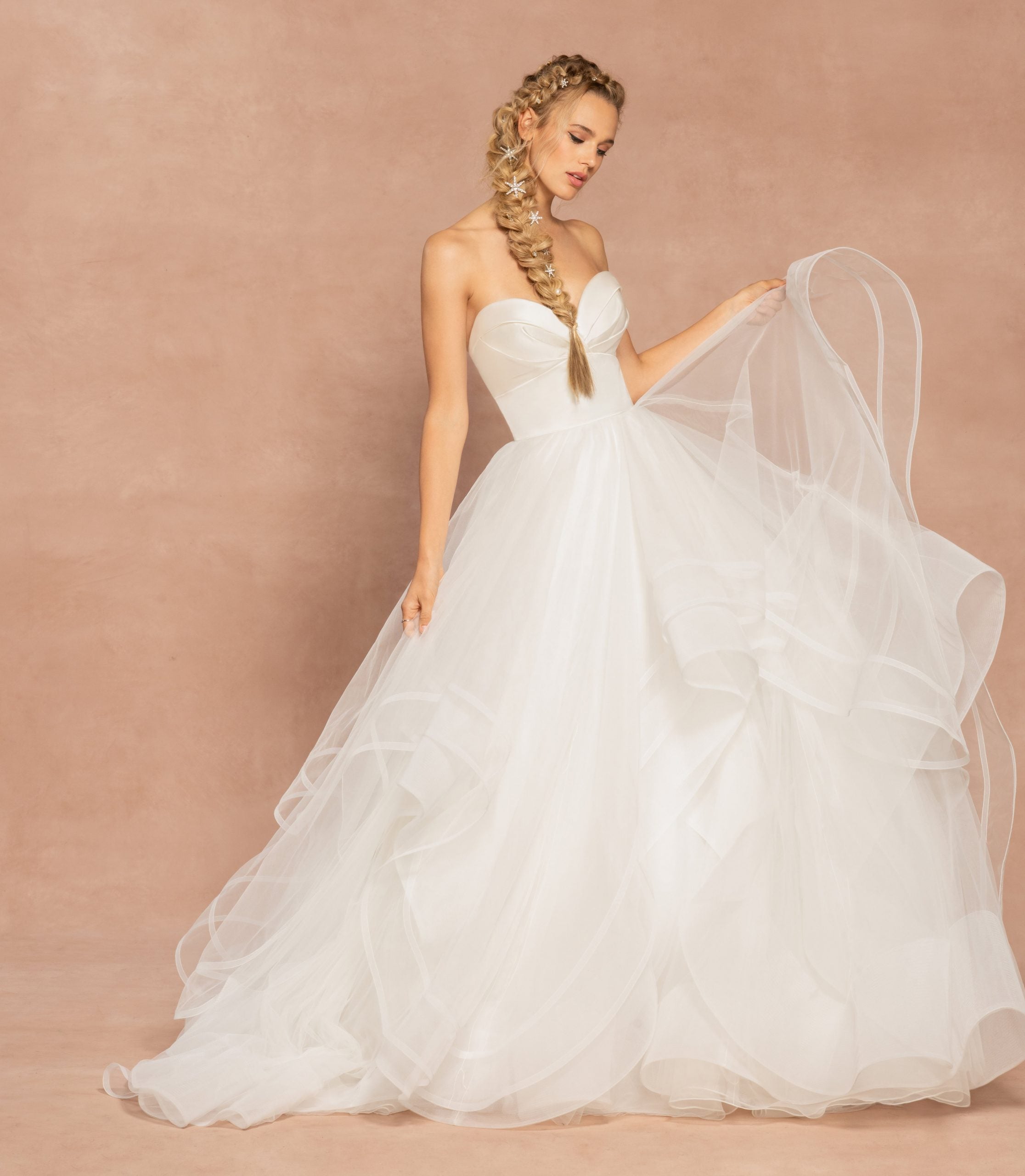 silk wedding dresses with sleeves