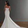 Strapless Silk Fit And Flace Wedding Dress by Martina Liana - Image 2