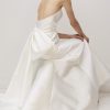 Strapless Sweetheart Neckline Fit And Flare Wedding Dress With Bow by Rivini - Image 2