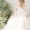 Long Sleeve V-neckline Lace Ball Gown Wedding Dress by Demetrios for Kleinfeld - Image 2