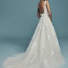 Sleeveless V-neckline Lace Ball Gown Wedding Dress by Maggie Sottero - Image 2