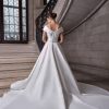 Simple Silk Ballgown Wedding Dress by Sareh Nouri - Image 3