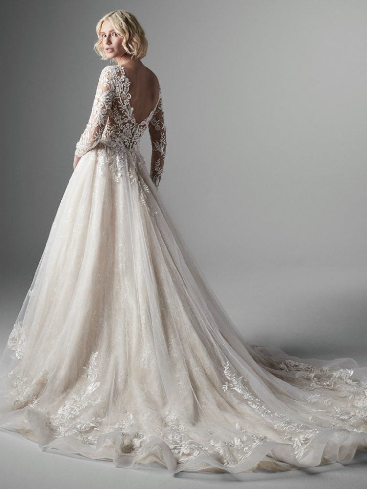 Long Sleeve Lace Ball Gown Wedding Dress Kleinfeld Bridal